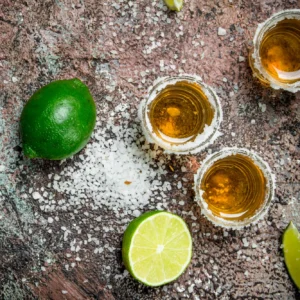 Traditional drinks with lime and salt during a Cozumel ATV jungle tour experience in Mexico